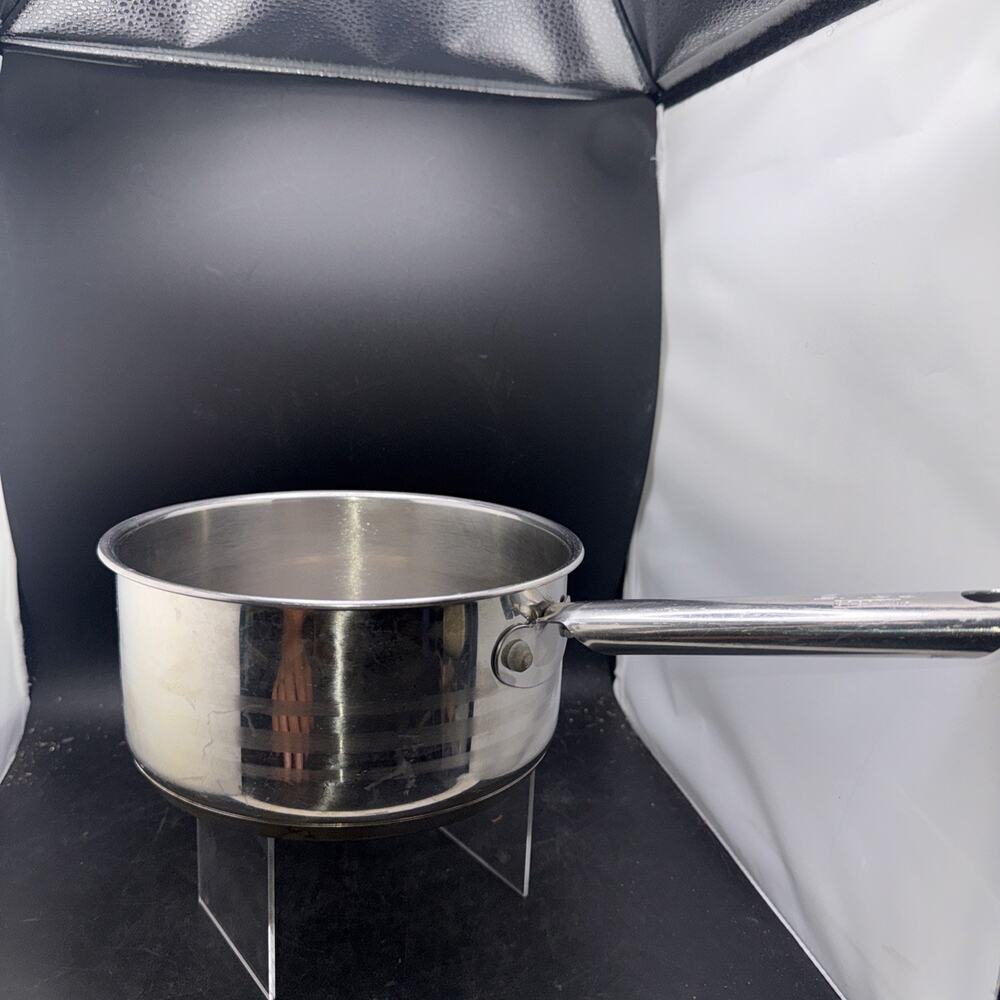 EKCO Eterna 2 Qt 18/10 Stainless Steel Saucepan Pot Long Handle Made China